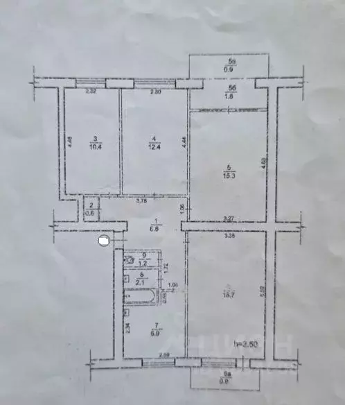 4-к кв. Крым, Евпатория ул. Некрасова, 94 (70.0 м) - Фото 1