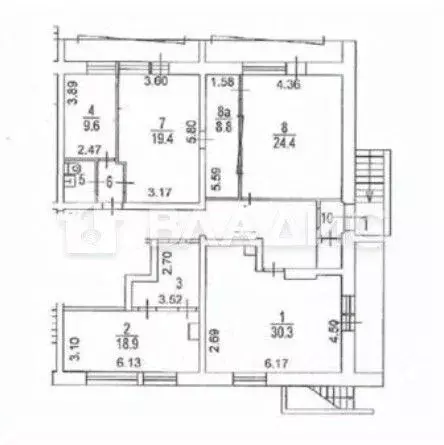 Помещение свободного назначения в Москва 4-й Вятский пер., 14 (173 м) - Фото 2