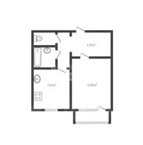 1-к кв. Липецкая область, Липецк Осенний проезд, 2А (31.5 м) - Фото 2