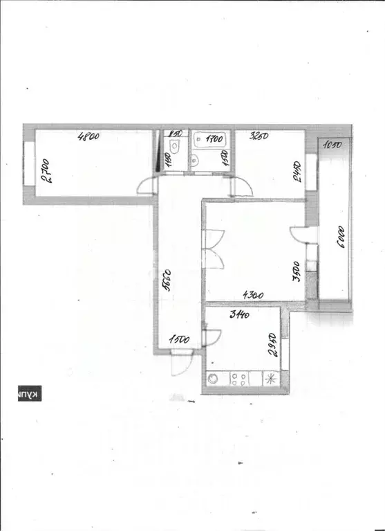 3-к кв. Костромская область, Кострома Профсоюзная ул., 29 (58.3 м) - Фото 1