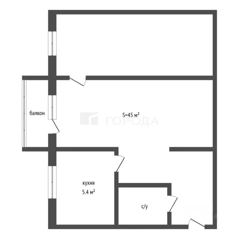 2-к кв. Алтайский край, Барнаул ул. Юрина, 112/28 (45.0 м) - Фото 2