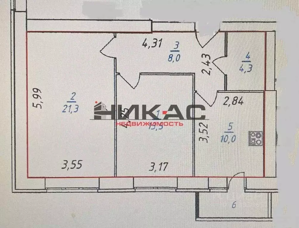 2-к кв. Ярославская область, Ярославль ул. Соловьева, 11 (57.5 м) - Фото 1