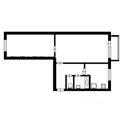 2-к кв. Ханты-Мансийский АО, Сургут ул. Энергетиков, 45 (30.0 м) - Фото 1