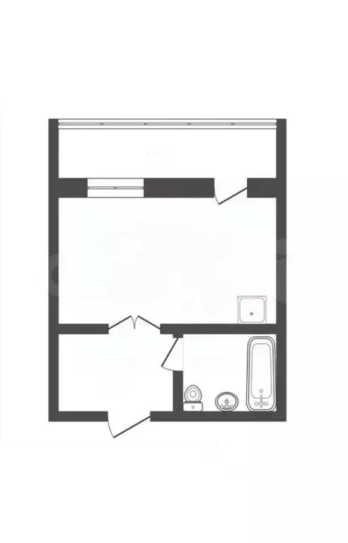 Студия Новосибирская область, Новосибирск Дивногорский мкр, ул. ... - Фото 2