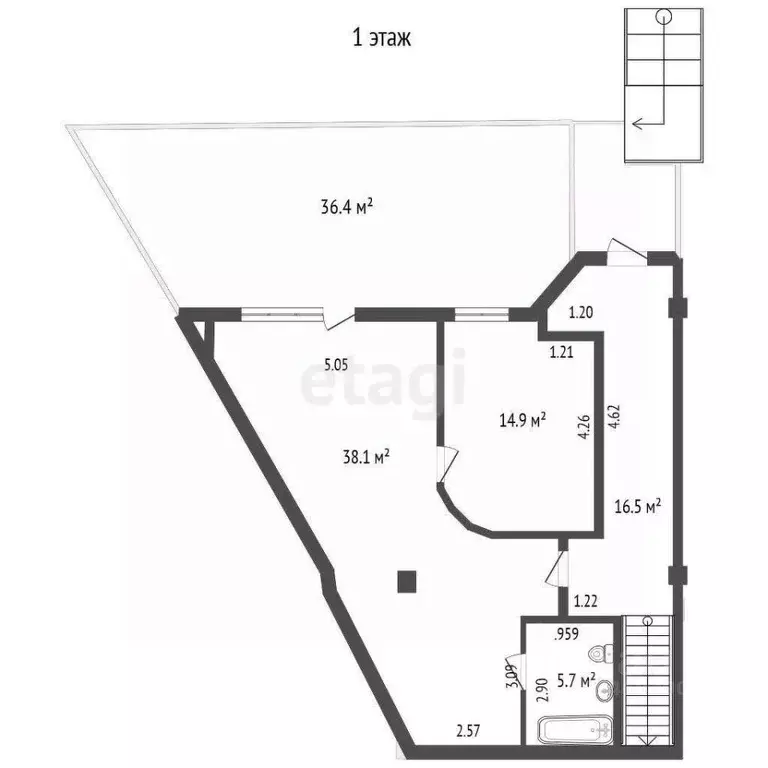 Таунхаус в Крым, Ялта пер. Дарсановский, 17Б (170 м) - Фото 1