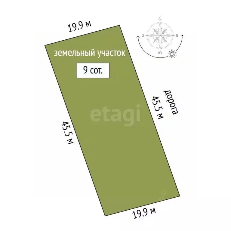 Участок в Ростовская область, Аксайский район, Большелогское с/пос, ... - Фото 2