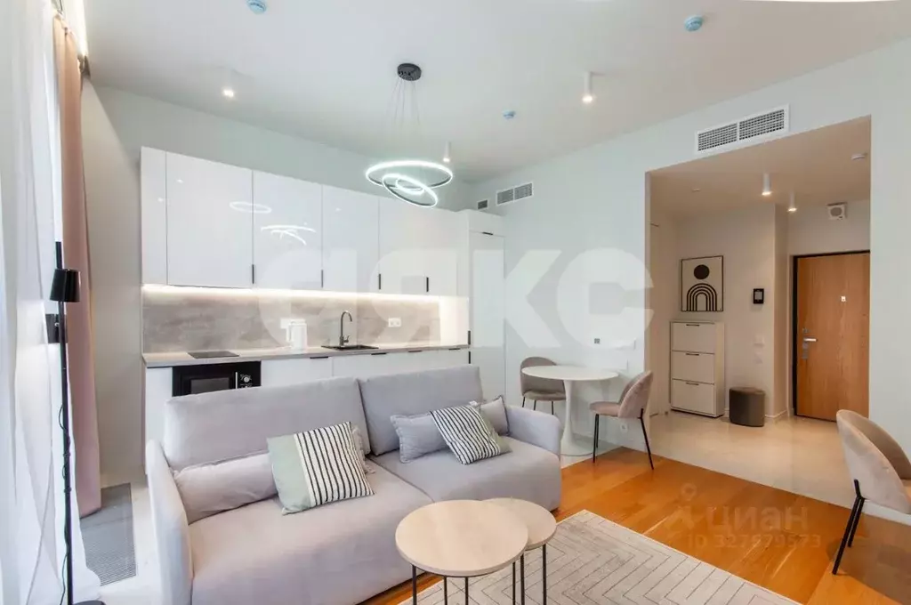 Студия Москва Шелепихинская наб., 40к3 (31.0 м) - Фото 1