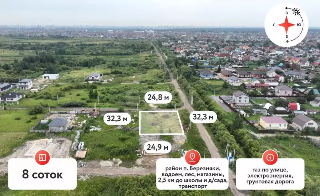 Участок в Тюменская область, Тюмень Дубок садовое товарищество,  (8.0 ... - Фото 0