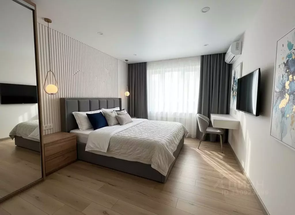 2-к кв. Татарстан, Казань ул. Вишневского, 57А (55.0 м) - Фото 2