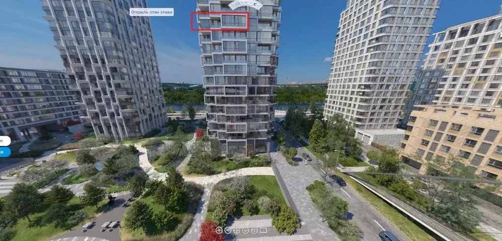 3-к кв. Москва Жилой комплекс остров, 4-й кв-л,  (124.9 м) - Фото 1