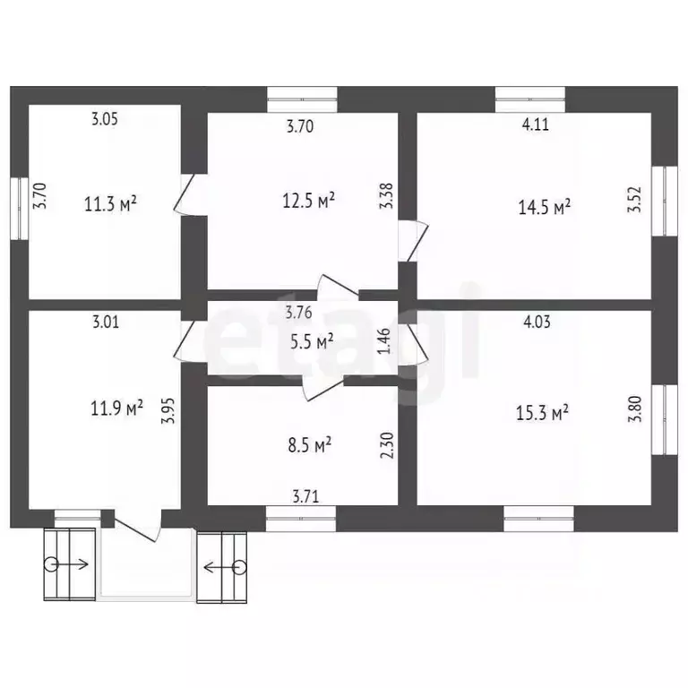 Дом в Тюменская область, Исетский муниципальный округ, с. Рассвет ул. ... - Фото 2
