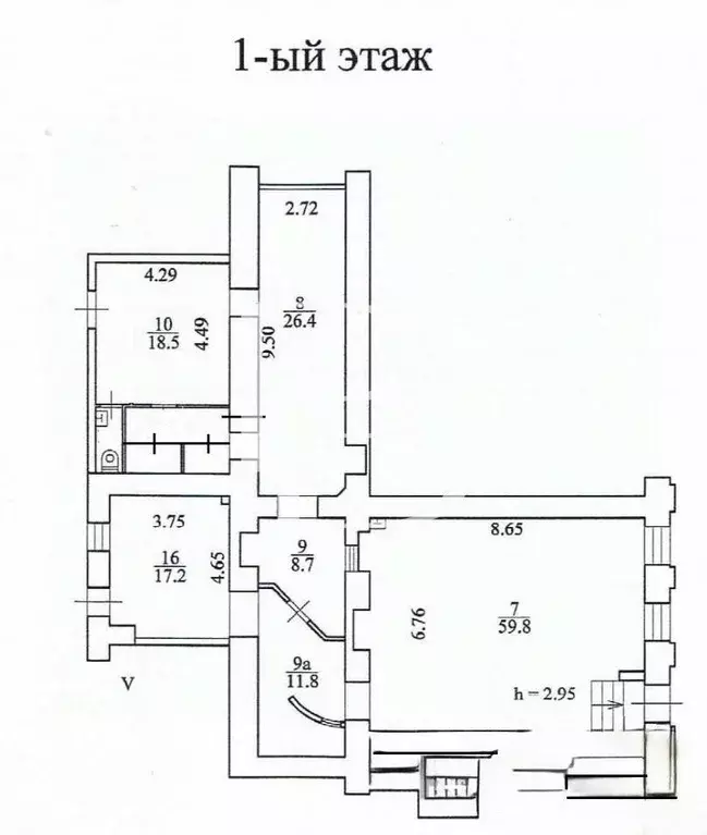 Торговая площадь в Москва Лубянский проезд, 25С2 (154 м) - Фото 1