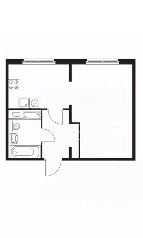 1-к кв. Московская область, Мытищи Юбилейная ул., 6 (34.7 м) - Фото 2