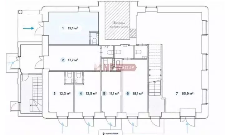 Торговая площадь в Москва Бауманская ул., 33/2С3 (66 м) - Фото 2