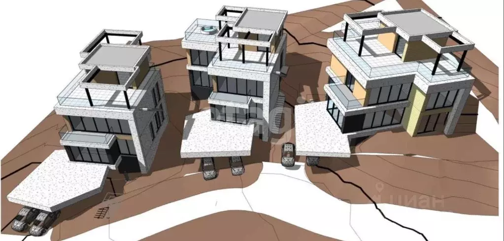 Дом в Крым, Ялта муниципальный округ, Виноградное пгт ул. Красина, 16А ... - Фото 1