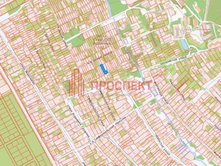 Участок в Пензенская область, Пенза Казенный Сад СНТ, 85 (6.3 сот.) - Фото 2