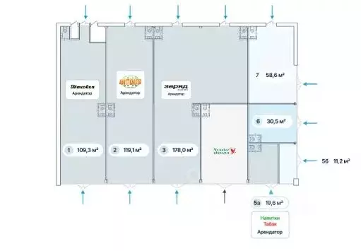 Торговая площадь в Москва Тушинская ул., 24С15 (178 м) - Фото 2