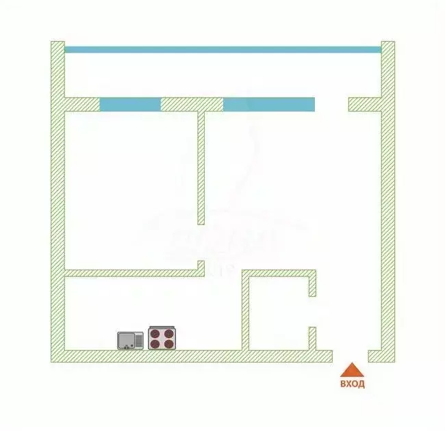 2-к кв. Тюменская область, Тюмень ул. Бабарынка, 16б (30.0 м) - Фото 2
