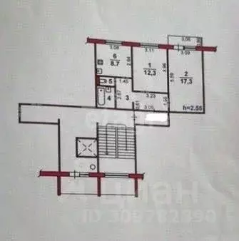 2-к кв. Ставропольский край, Невинномысск ул. Калинина (50.8 м) - Фото 0