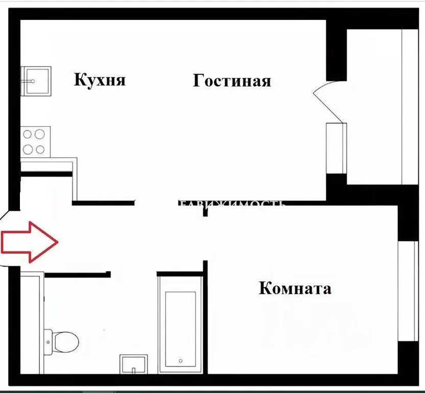 1-к кв. Москва Варшавское ш., 168 (37.0 м) - Фото 1