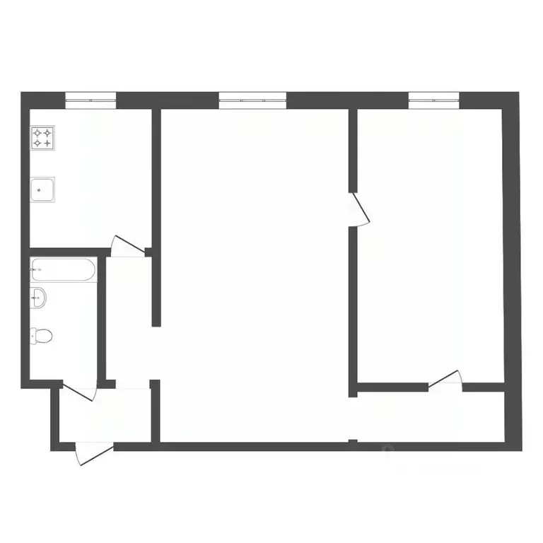 2-к кв. Тюменская область, Тюмень ул. Пермякова, 10 (40.0 м) - Фото 2