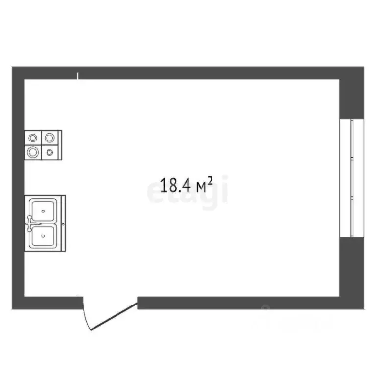 Комната Тюменская область, Тюмень Харьковская ул., 85 (13.5 м) - Фото 2
