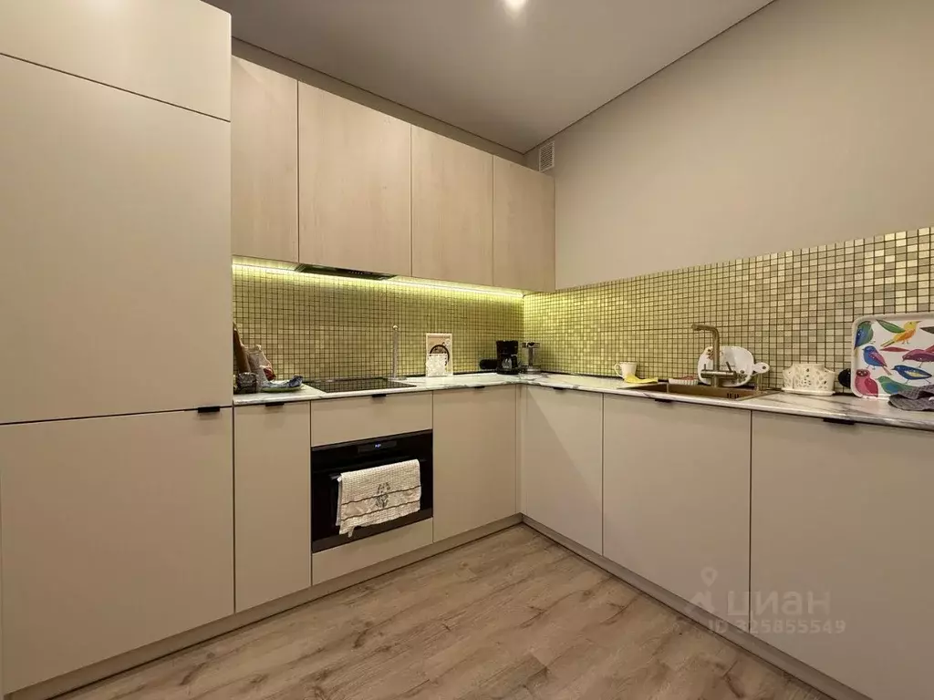 2-к кв. Санкт-Петербург наб. Миклухо-Маклая, 1к1 (41.4 м) - Фото 1