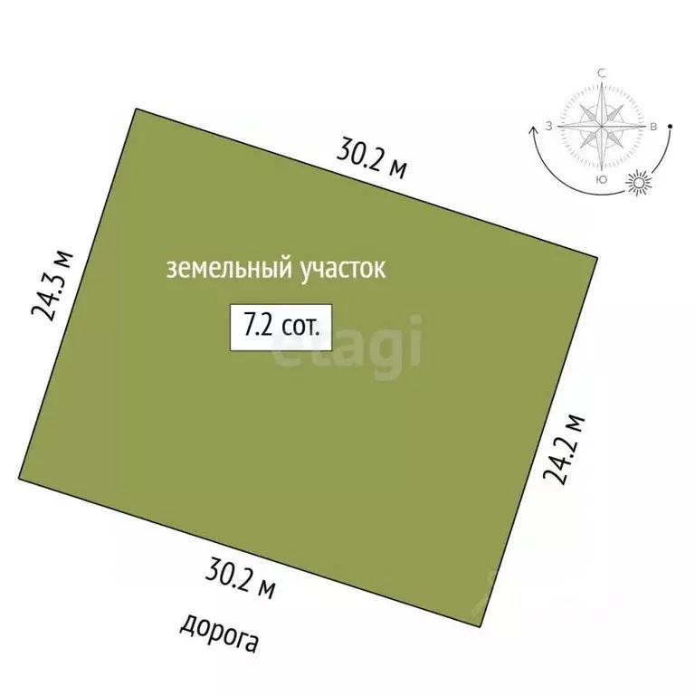 Участок в Тюменская область, Тюменский муниципальный округ, с. Онохино ... - Фото 1