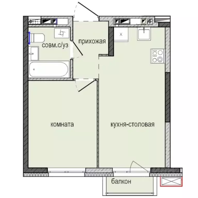 1-к кв. Удмуртия, Ижевск Культбаза жилрайон, 8-й мкр, Ежевика жилой ... - Фото 0