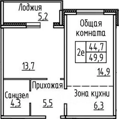 2-к кв. Новосибирская область, Новосибирский район, Мичуринский ... - Фото 0