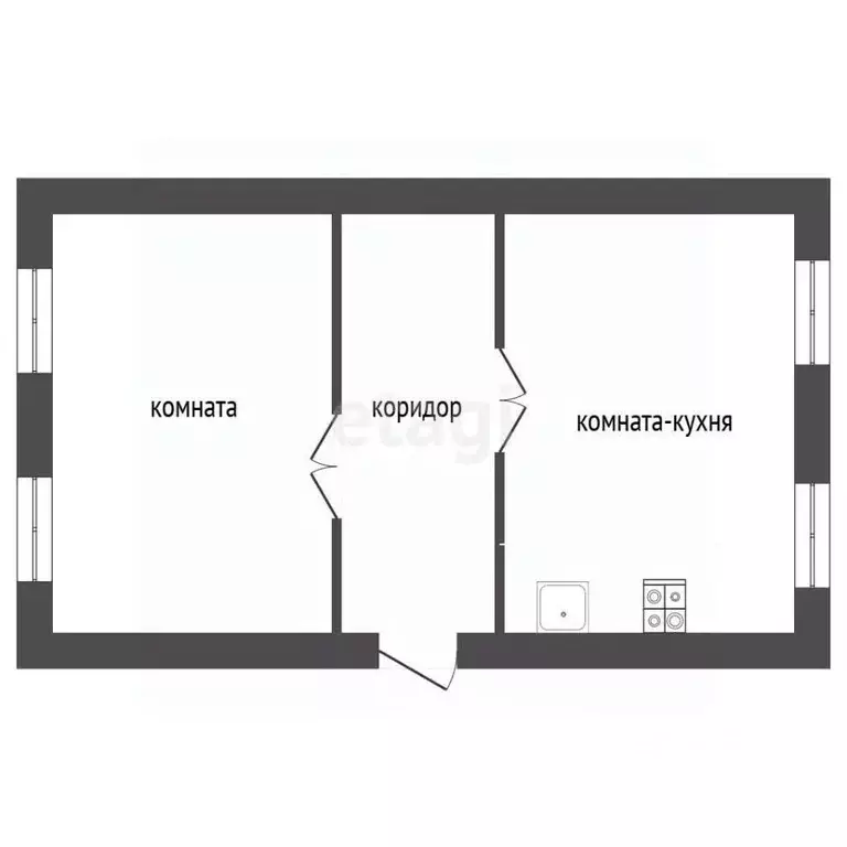 Дом в Челябинская область, Касли ул. Мира, 158 (52 м) - Фото 2