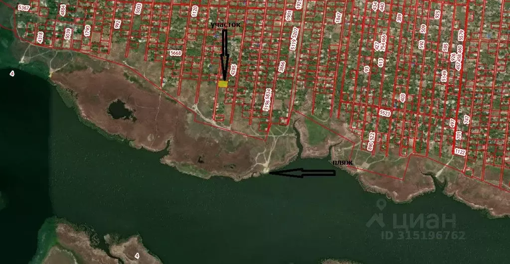 Участок в Волгоградская область, Волгоград Янтарь СНТ, ул. 6-я (6.0 ... - Фото 2