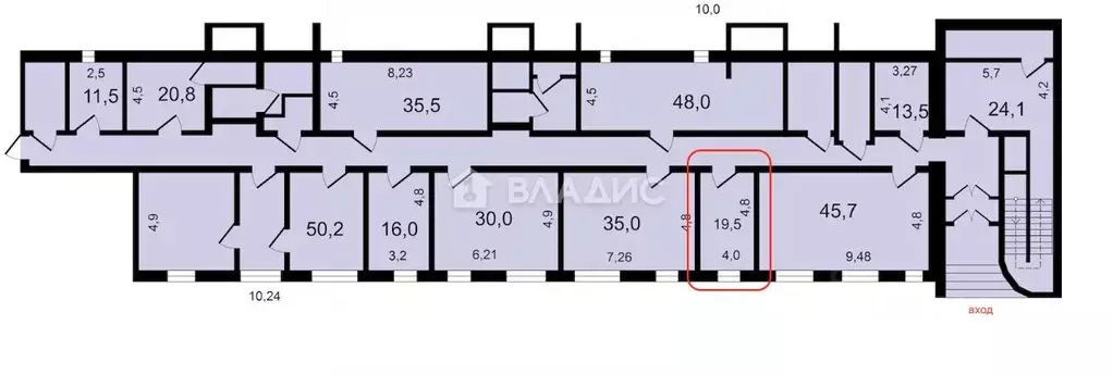 Офис в Коми, Сыктывкар ул. Ленина, 89 (20 м) - Фото 1
