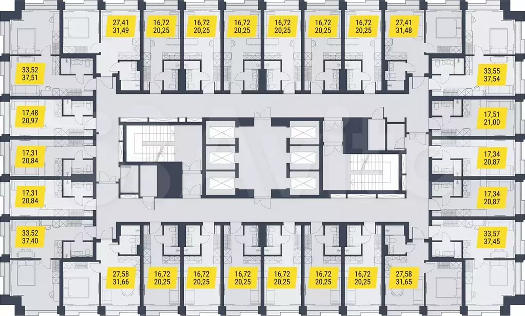 Апартаменты-студия, 20,8 м, 11/32 эт. - Фото 1