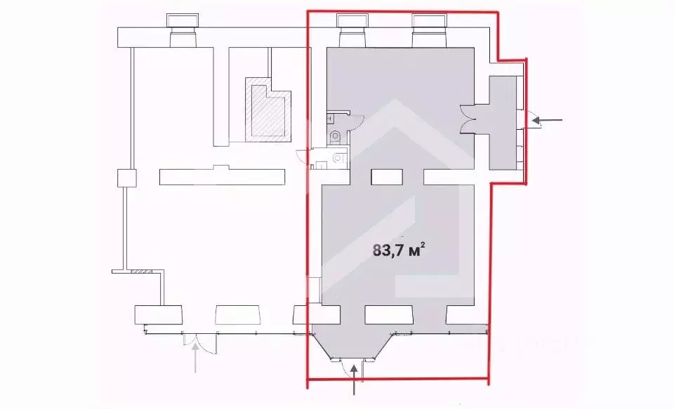 Помещение свободного назначения в Москва Брянская ул., 12 (84 м) - Фото 2
