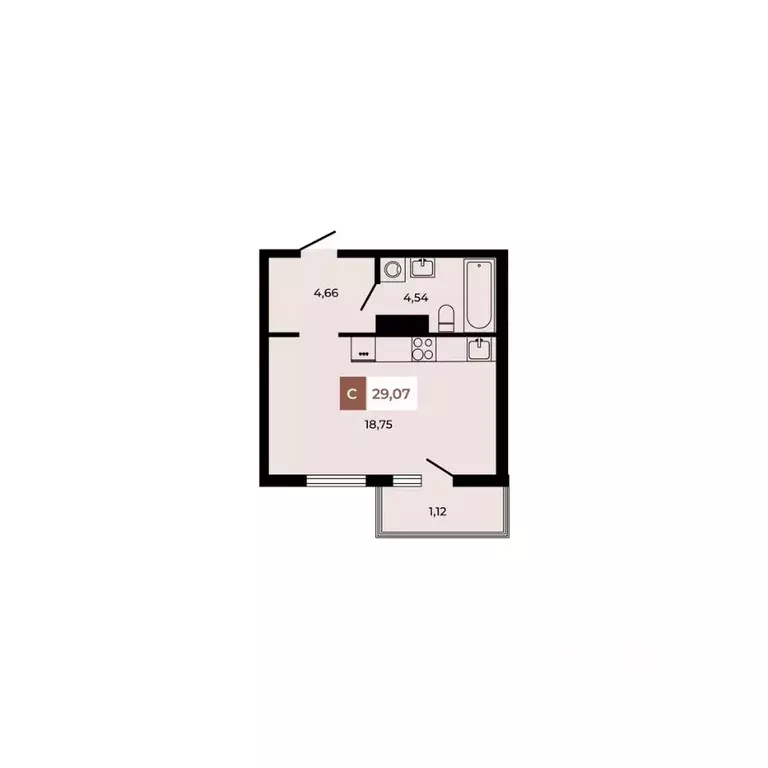 Студия Ростовская область, Аксайский район, Щепкинское с/пос, пос. ... - Фото 1