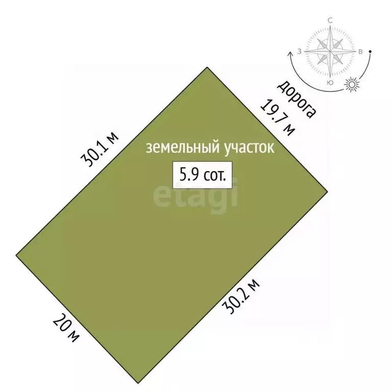 Участок в Крым, Ленинский район, Калиновское с/пос, СВТ-3 Акташ СНТ ... - Фото 2