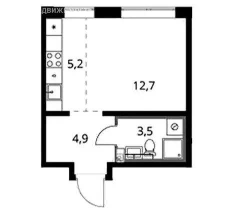Квартира-студия: Московская область, Ленинский городской округ, ЖК ... - Фото 0