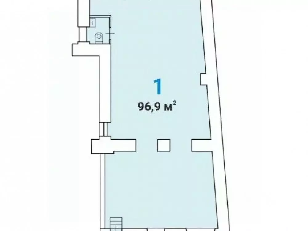 Торговая площадь в Москва Малая Бронная ул., 4 (97 м) - Фото 2