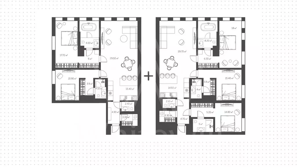6-комнатная квартира: Москва, Ленинский проспект, 38 (250 м) - Фото 1