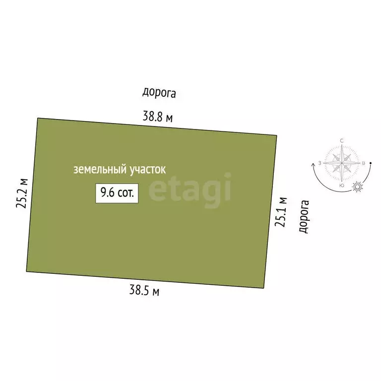 Участок в Тюменская область, Нижнетавдинский муниципальный округ, ... - Фото 1