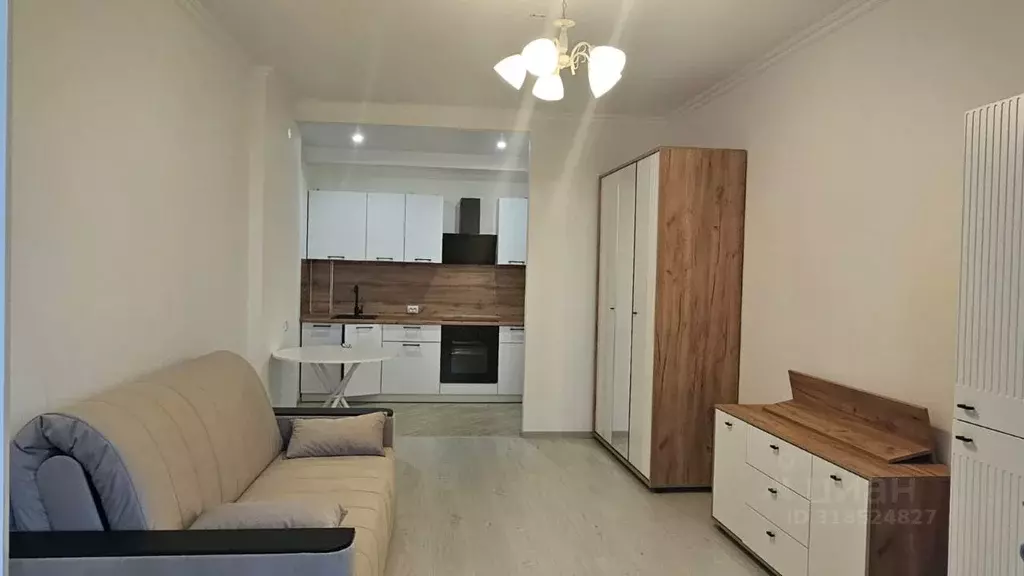 Студия Санкт-Петербург ул. Кустодиева, 5к1 (31.2 м) - Фото 1