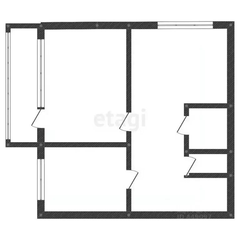 2-к кв. Смоленская область, Вязьма ул. Полины Осипенко, 3А (40.3 м) - Фото 2