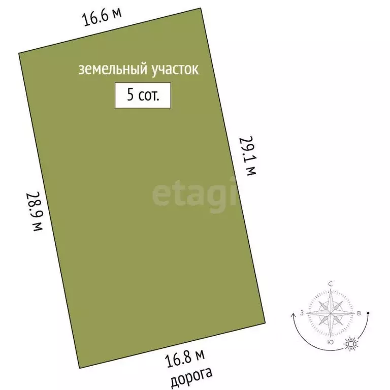 Участок в Ростовская область, Азовский район, Елизаветинское с/пос, ... - Фото 2