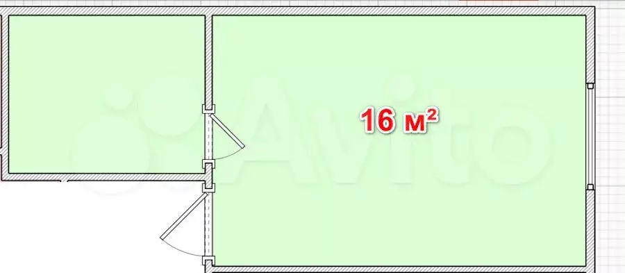 Квартира-студия, 16 м, 1/12 эт. - Фото 0