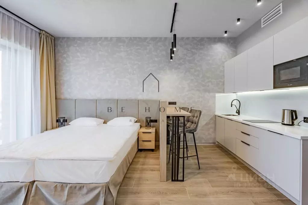 Студия Санкт-Петербург наб. Макарова, 58 (28.9 м) - Фото 1