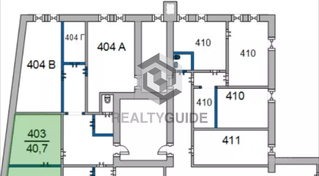 Офис в Москва Новослободская ул., 26С1 (41 м) - Фото 1