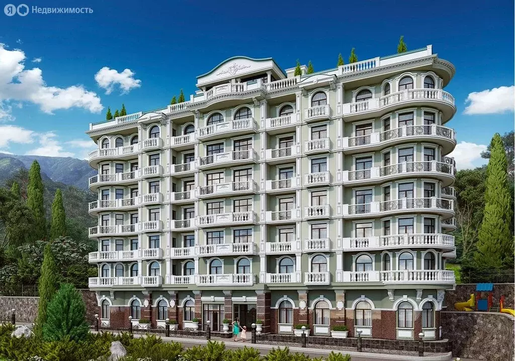 Квартира-студия: Ливадия, Виноградная улица, 6Е (54 м) - Фото 1