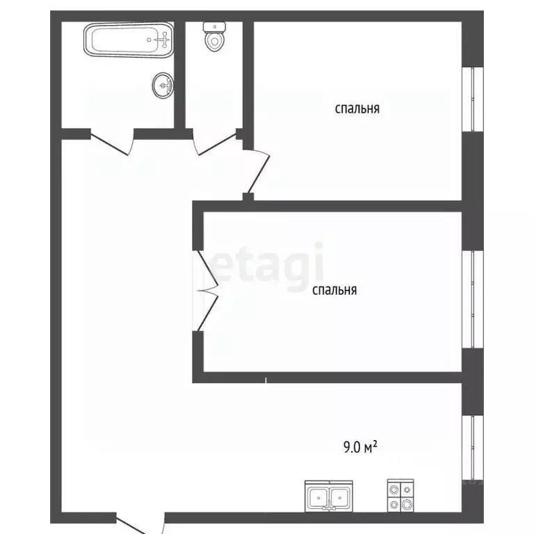 3-к кв. Ростовская область, Аксай ул. Коминтерна, 139/12 (63.8 м) - Фото 2
