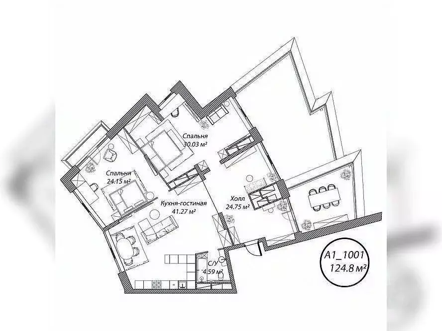 3-к кв. Москва 4-я Мякининская ул., 27 (124.8 м) - Фото 0